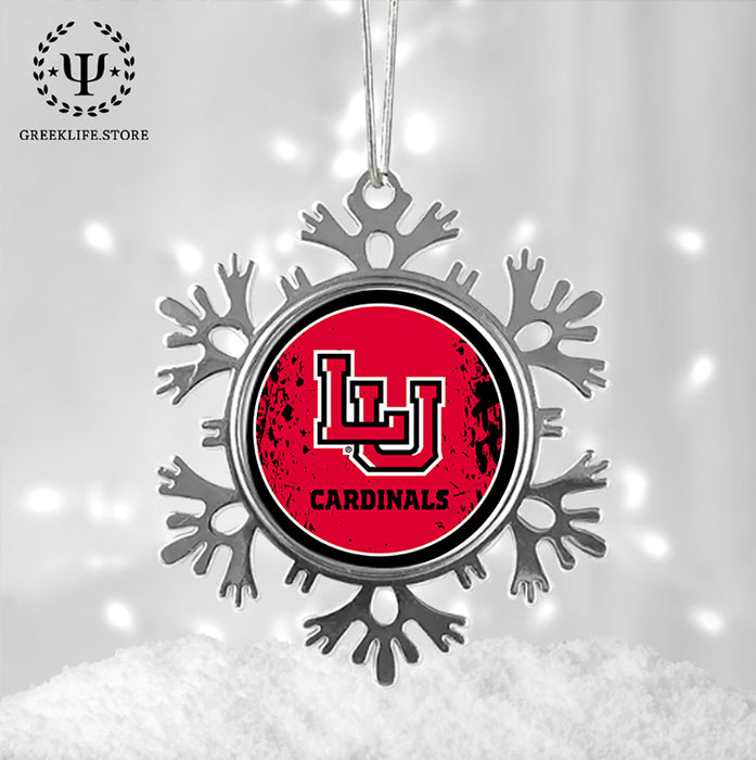 Lamar University Christmas Ornament - Snowflake Metal