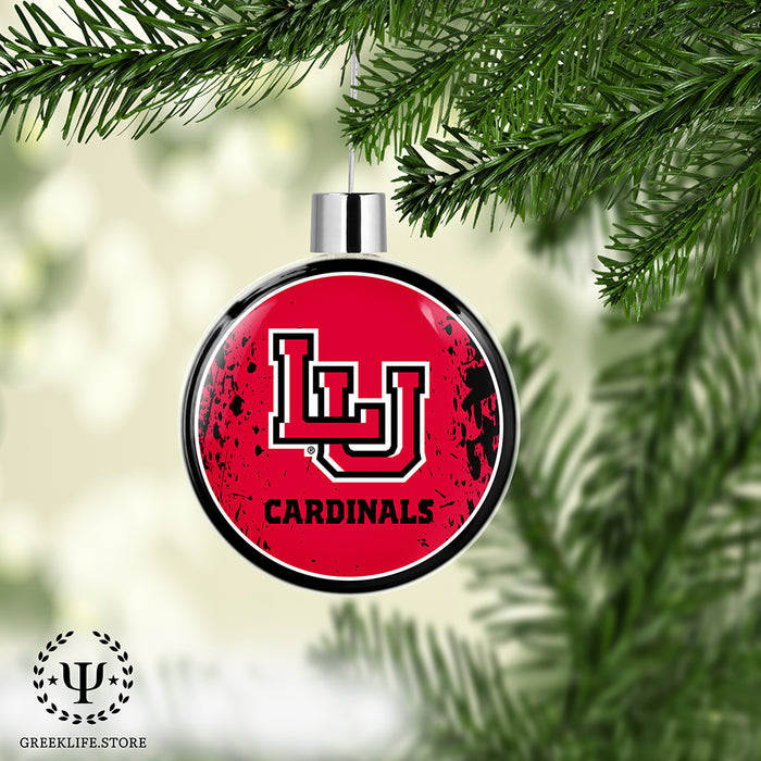 Lamar University Christmas Ornament Flat Round