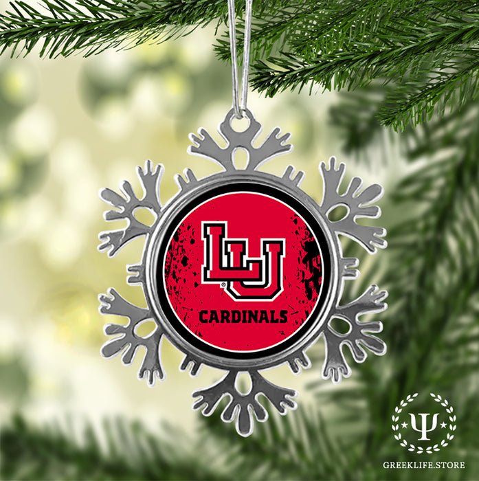 Lamar University Christmas Ornament - Snowflake Metal