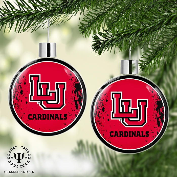 Lamar University Christmas Ornament Flat Round