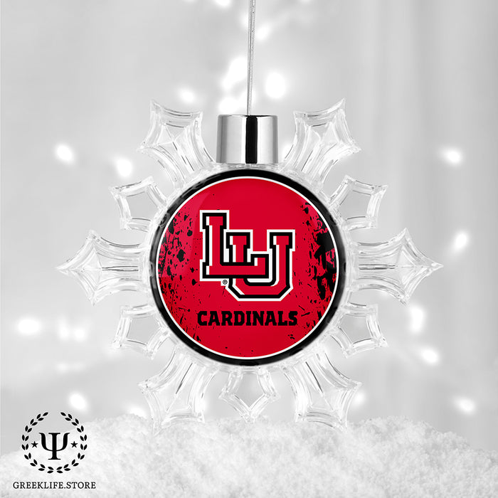 Lamar University Christmas Ornament - Snowflake