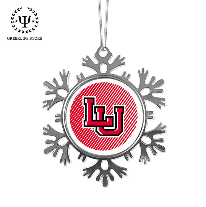 Lamar University Christmas Ornament - Snowflake Metal