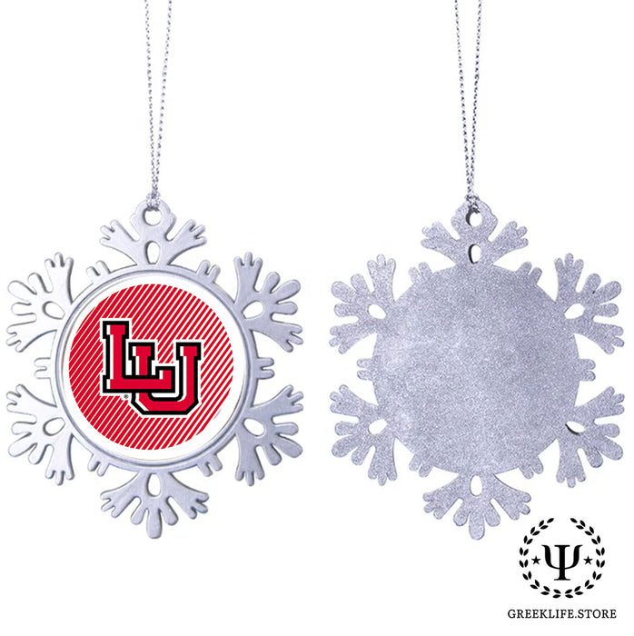 Lamar University Christmas Ornament - Snowflake Metal