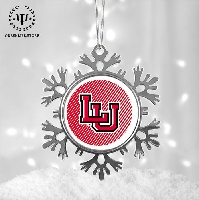 Lamar University Christmas Ornament - Snowflake Metal