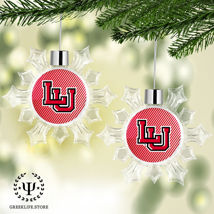 Lamar University Christmas Ornament - Snowflake
