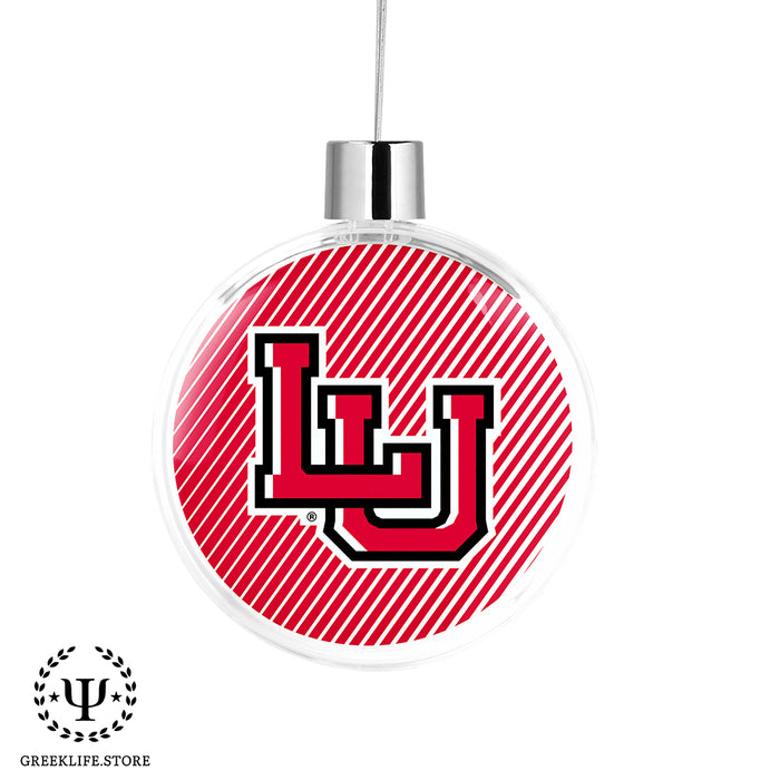Lamar University Christmas Ornament Flat Round