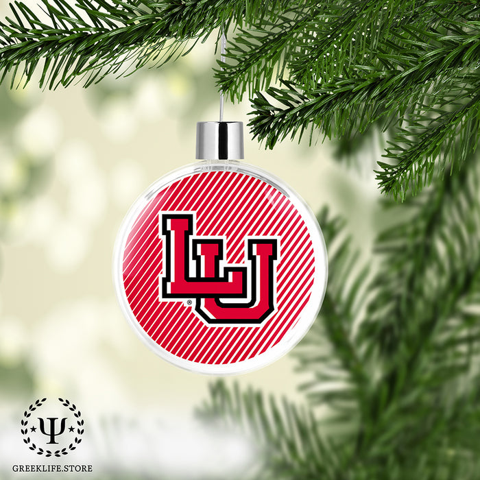 Lamar University Christmas Ornament Flat Round