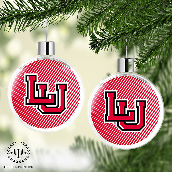 Lamar University Christmas Ornament Flat Round