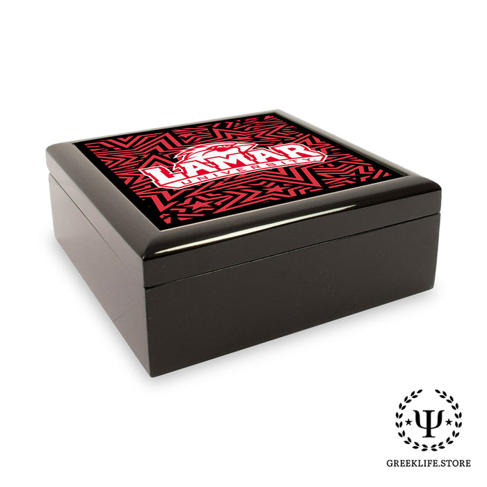 Lamar University Keepsake Box Wooden