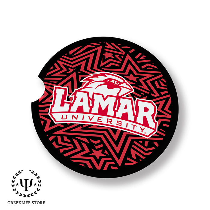 Lamar University Car Cup Holder Coaster (Set of 2)