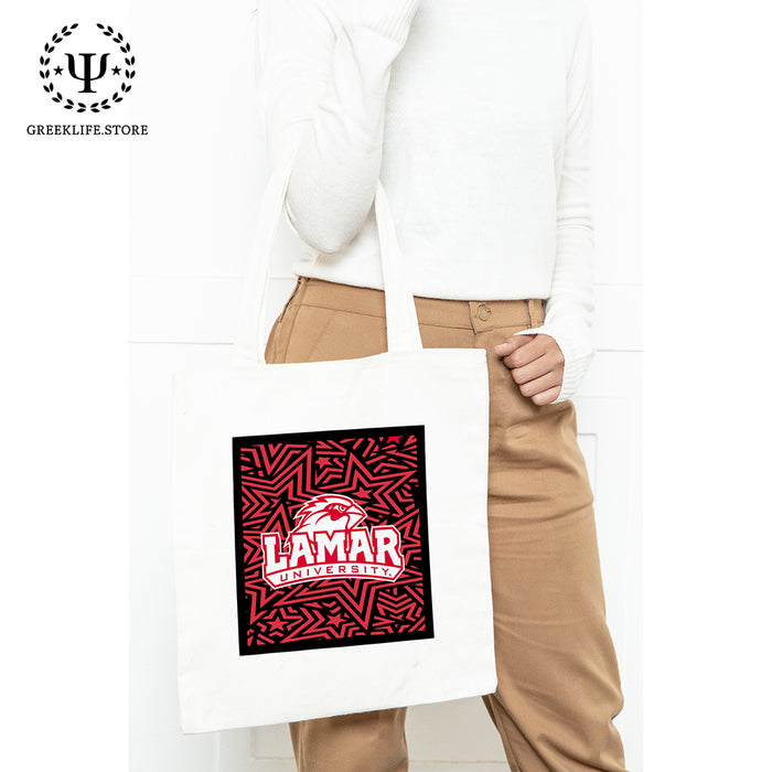 Lamar University Canvas Tote Bag