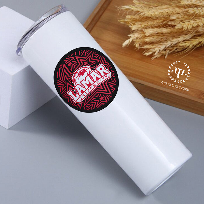 Lamar University Stainless Steel Skinny Tumbler 20 OZ