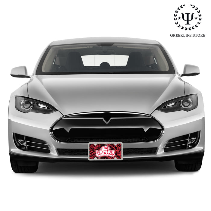 Lamar University Decorative License Plate