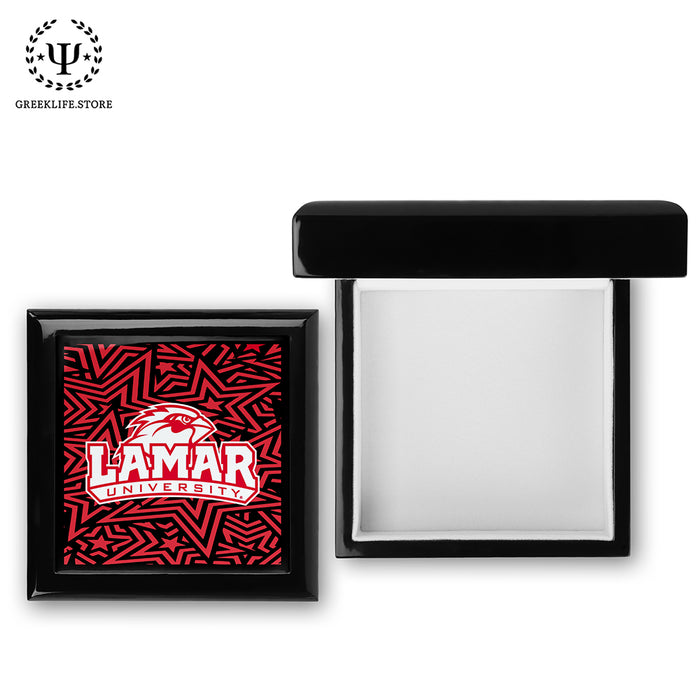 Lamar University Keepsake Box Wooden