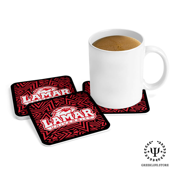 Lamar University Beverage Coasters Square (Set of 4)