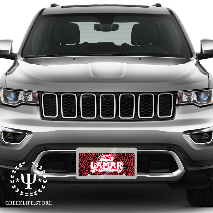 Lamar University Decorative License Plate