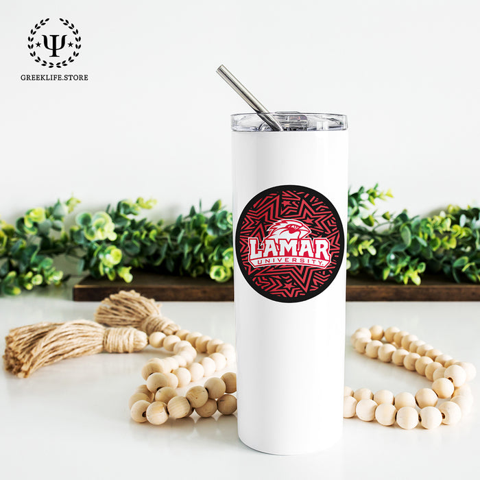 Lamar University Stainless Steel Skinny Tumbler 20 OZ