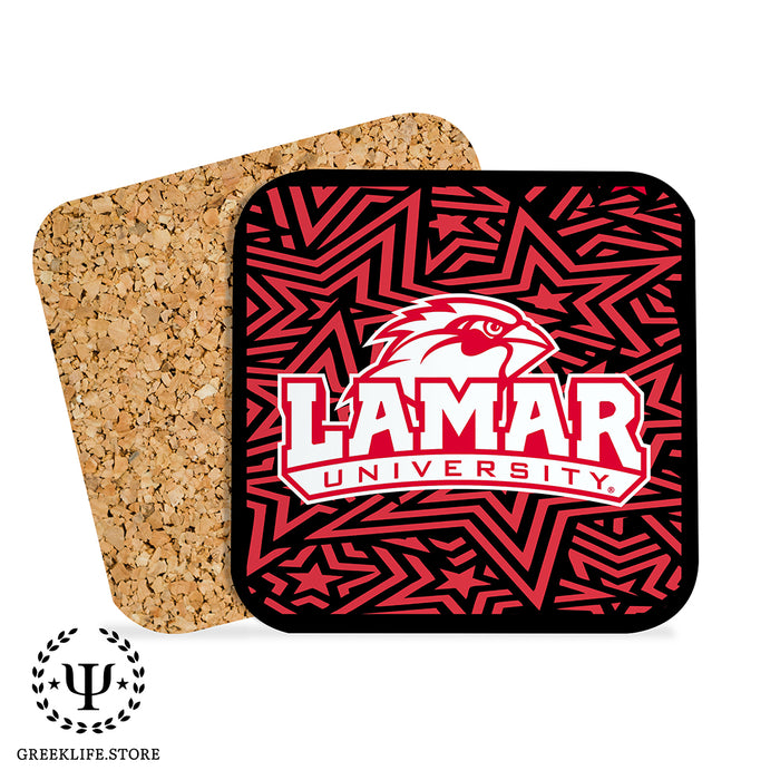 Lamar University Beverage Coasters Square (Set of 4)
