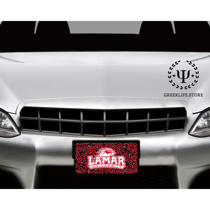 Lamar University Decorative License Plate