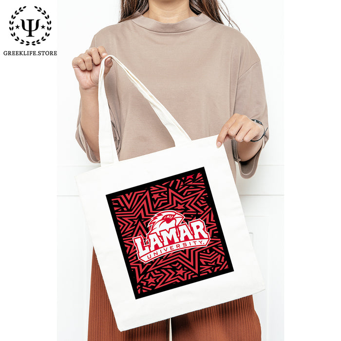 Lamar University Canvas Tote Bag