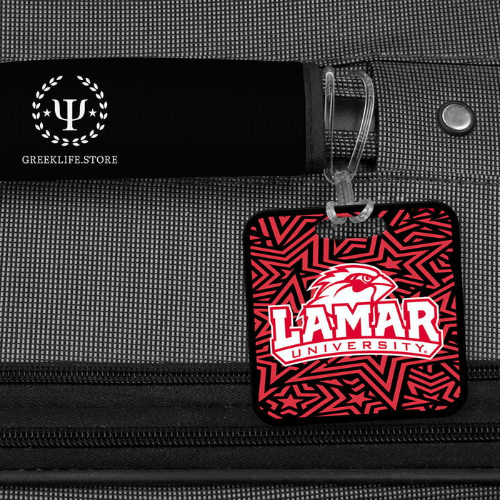 Lamar University Luggage Bag Tag (square)