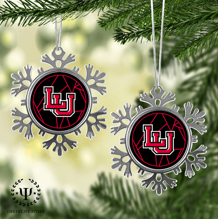 Lamar University Christmas Ornament - Snowflake Metal