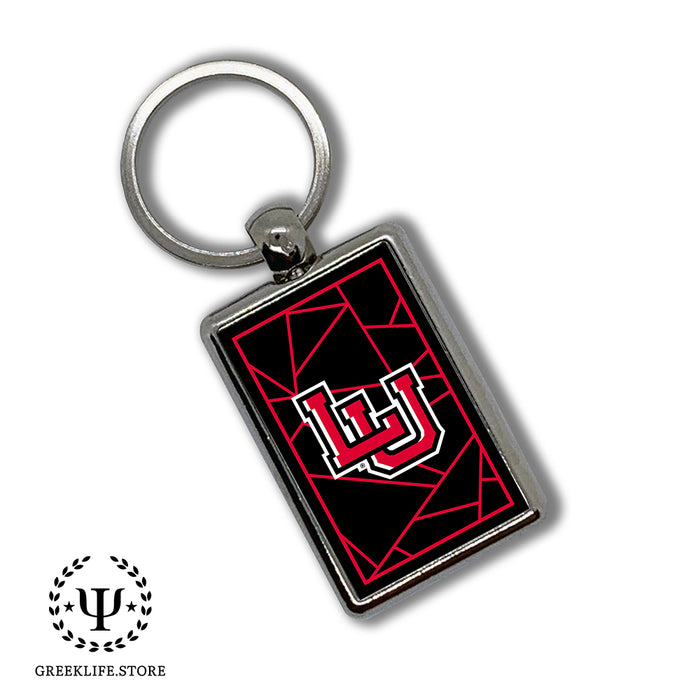 Lamar University Keychain Rectangular