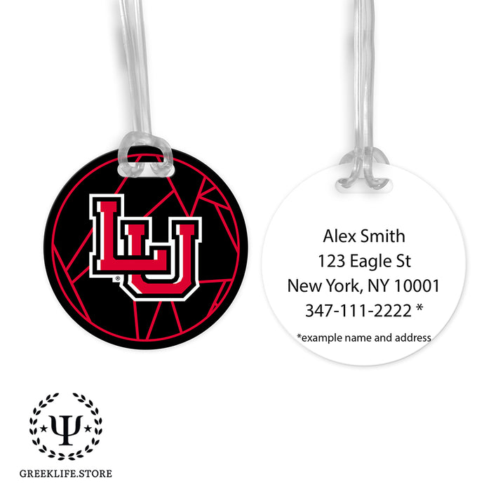 Lamar University Luggage Bag Tag (round)