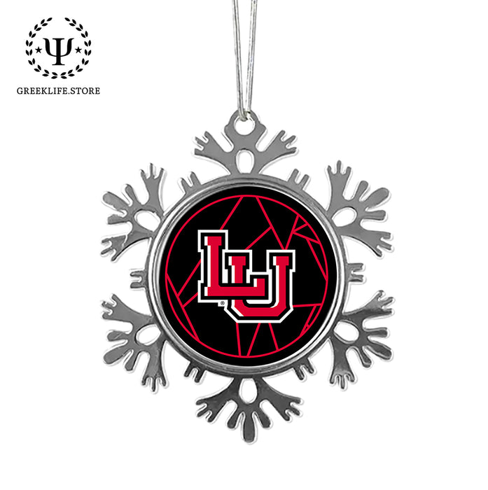 Lamar University Christmas Ornament - Snowflake Metal