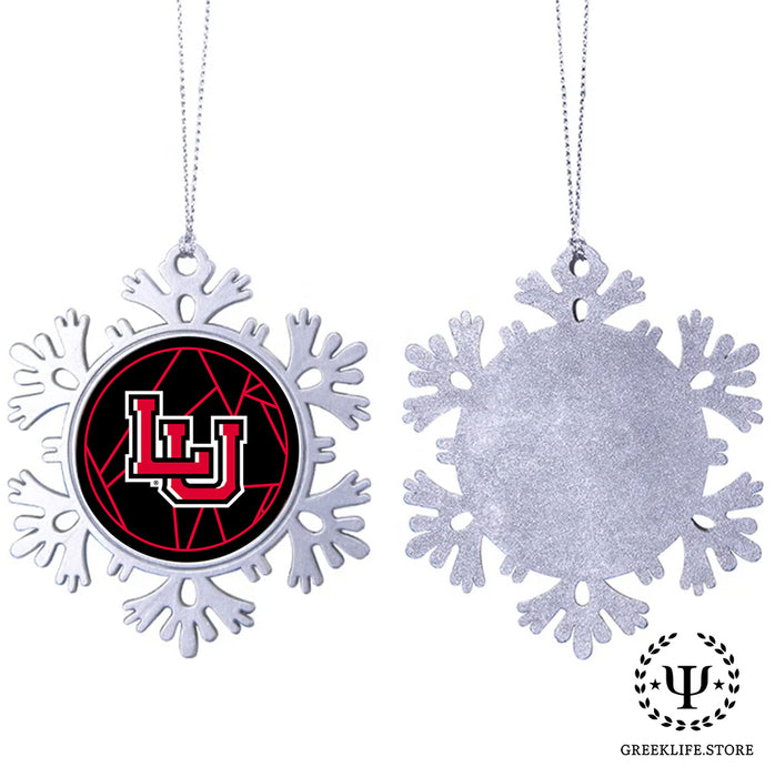 Lamar University Christmas Ornament - Snowflake Metal