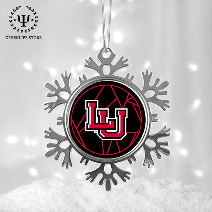 Lamar University Christmas Ornament - Snowflake Metal
