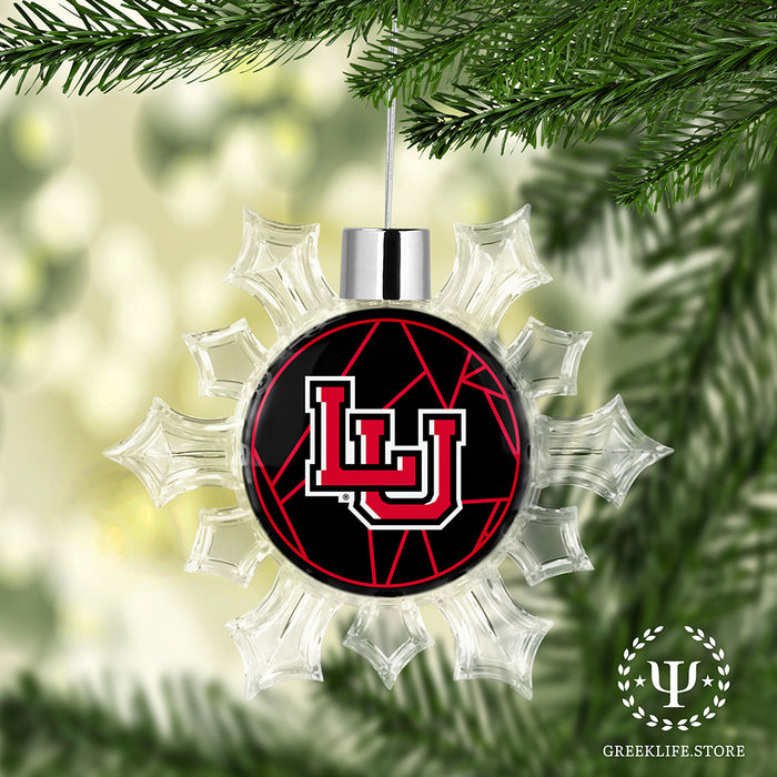 Lamar University Christmas Ornament - Snowflake