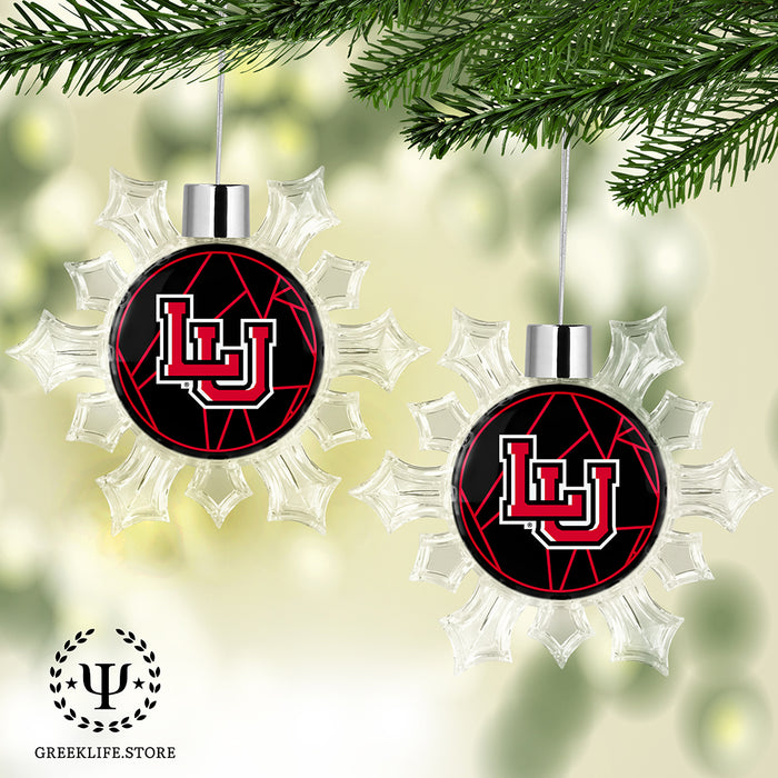 Lamar University Christmas Ornament - Snowflake