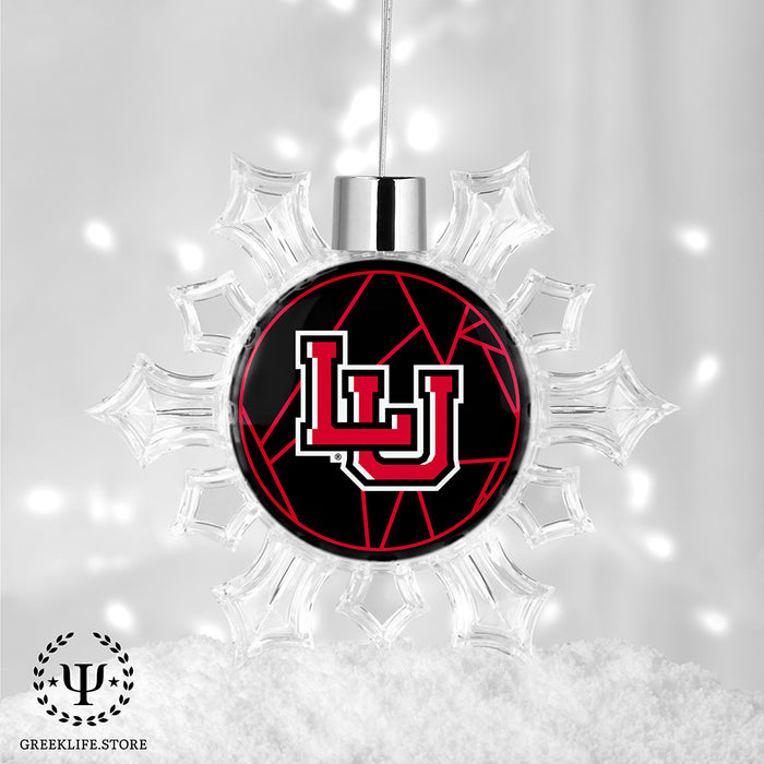 Lamar University Christmas Ornament - Snowflake