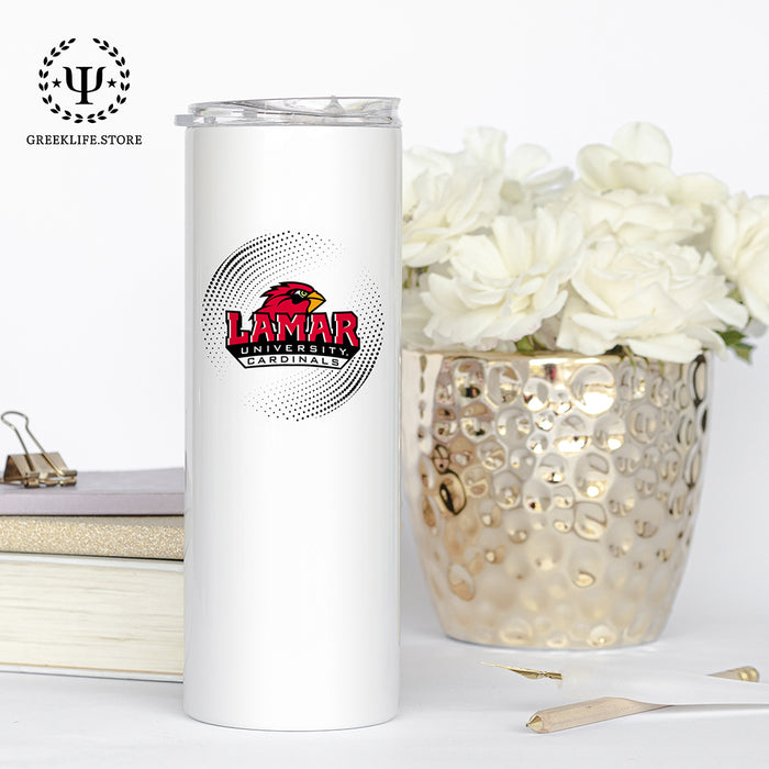 Lamar University Stainless Steel Skinny Tumbler 20 OZ