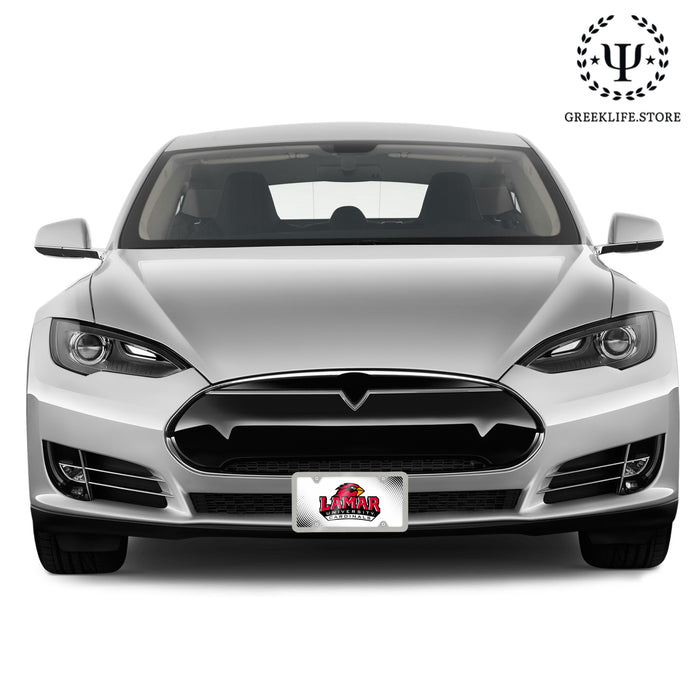 Lamar University Decorative License Plate