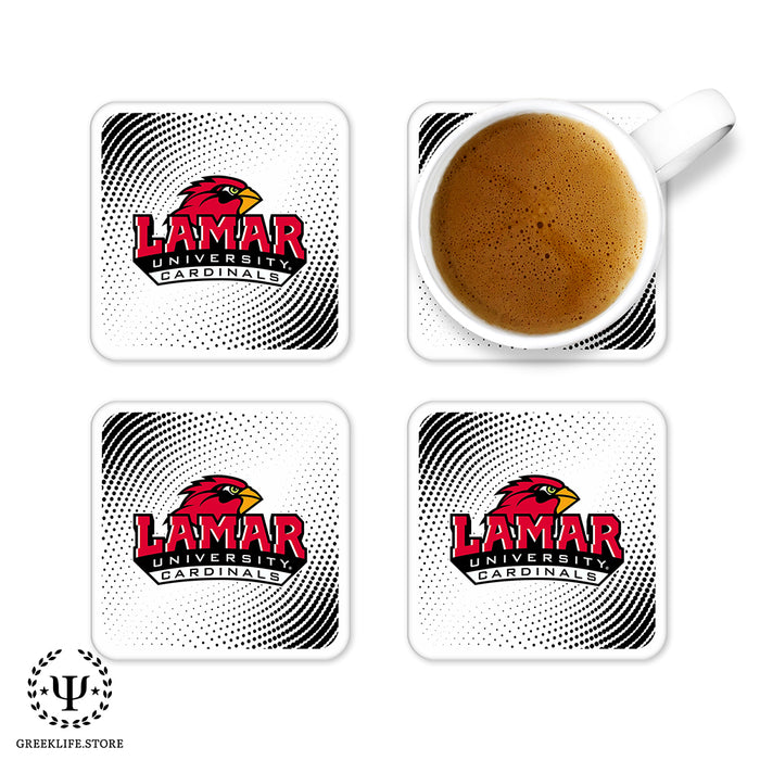 Lamar University Beverage Coasters Square (Set of 4)