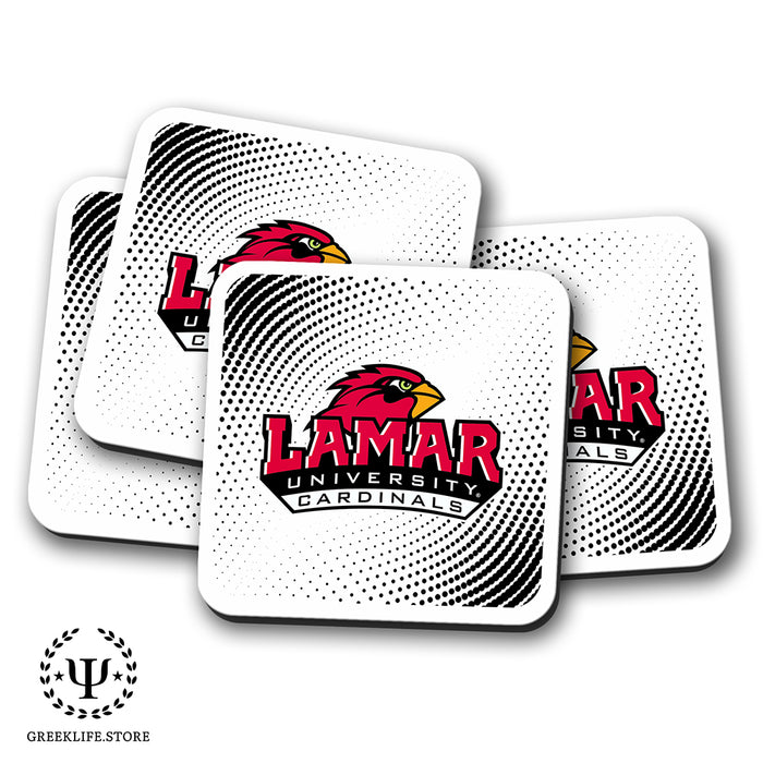 Lamar University Beverage Coasters Square (Set of 4)