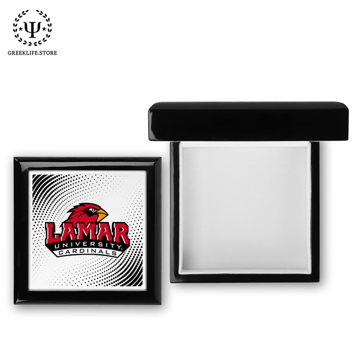 Lamar University Keepsake Box Wooden