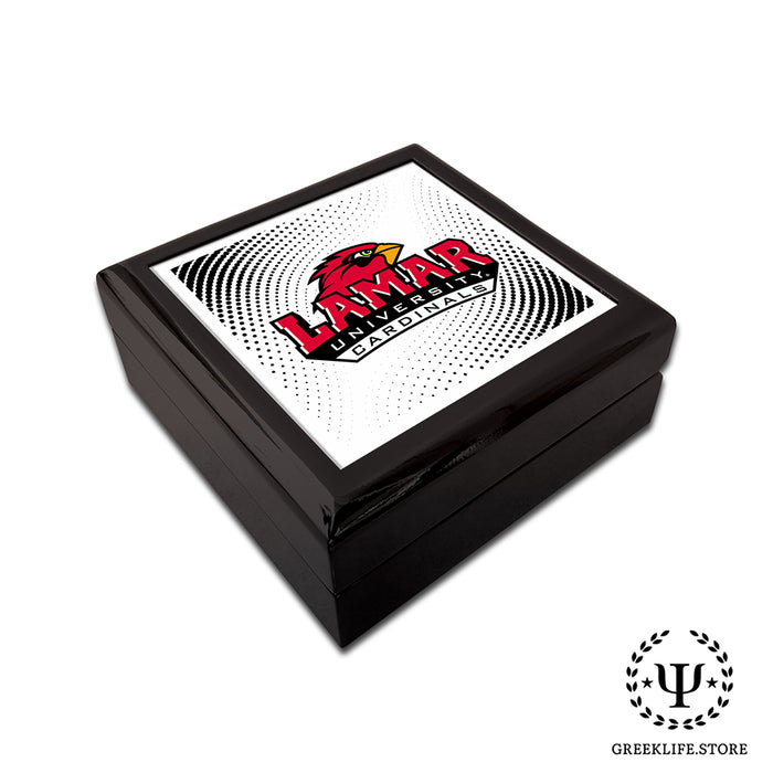 Lamar University Keepsake Box Wooden