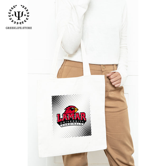 Lamar University Canvas Tote Bag