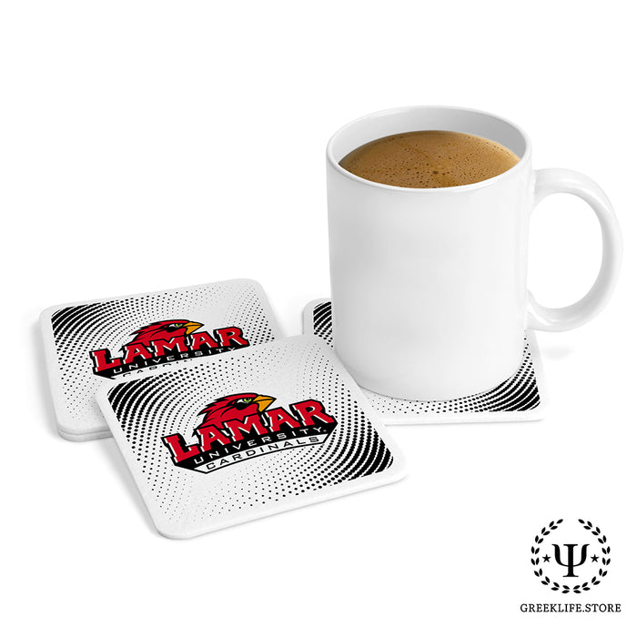 Lamar University Beverage Coasters Square (Set of 4)