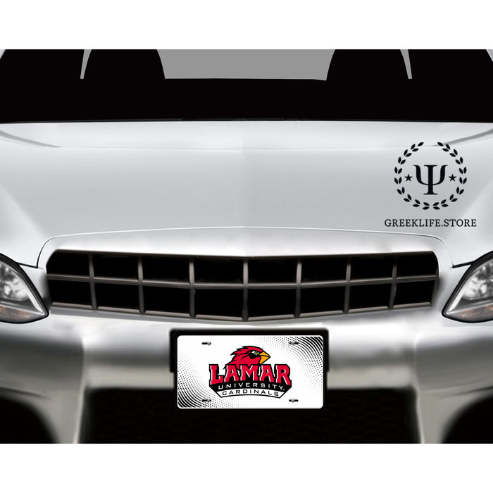 Lamar University Decorative License Plate