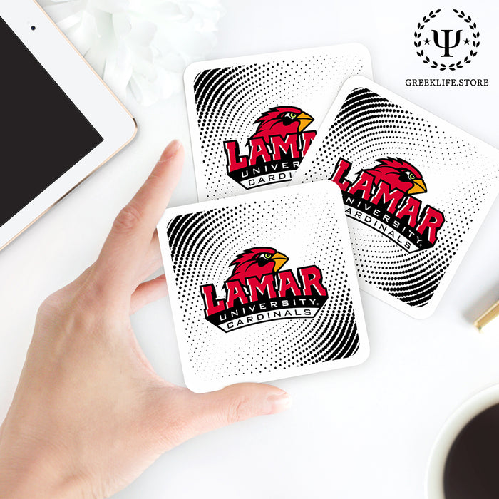 Lamar University Beverage Coasters Square (Set of 4)