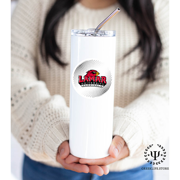 Lamar University Stainless Steel Skinny Tumbler 20 OZ