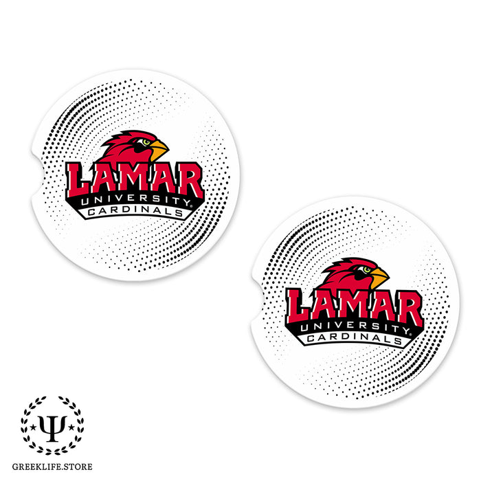 Lamar University Car Cup Holder Coaster (Set of 2)