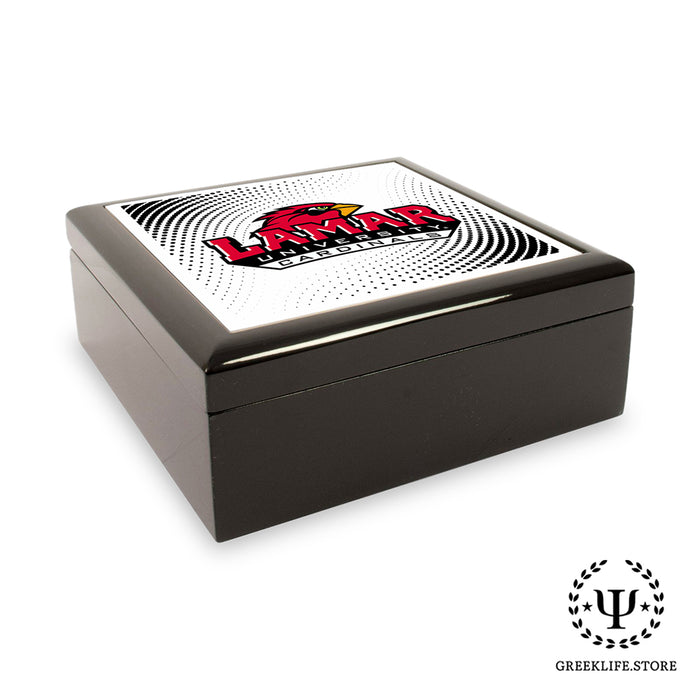 Lamar University Keepsake Box Wooden
