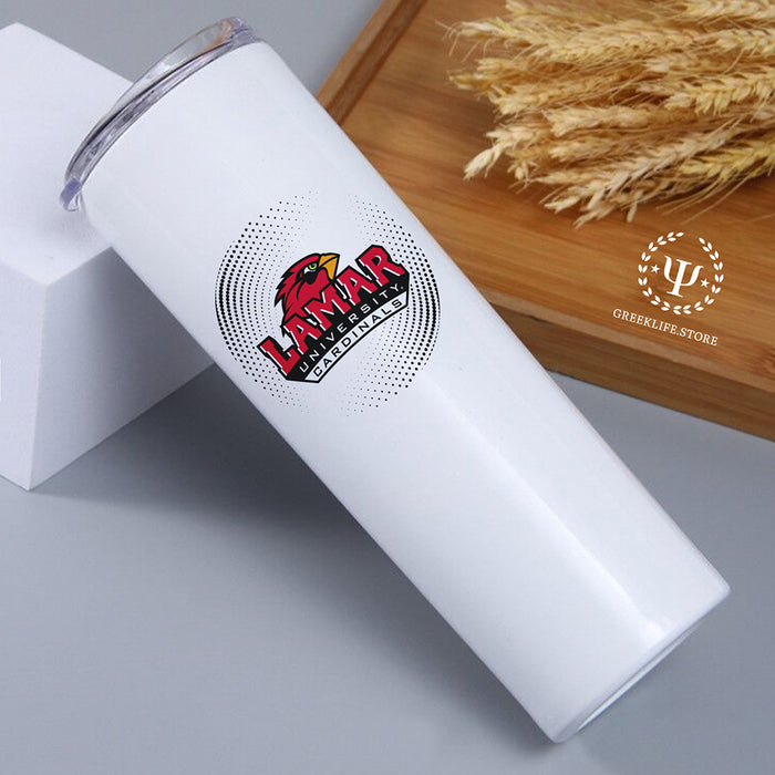 Lamar University Stainless Steel Skinny Tumbler 20 OZ