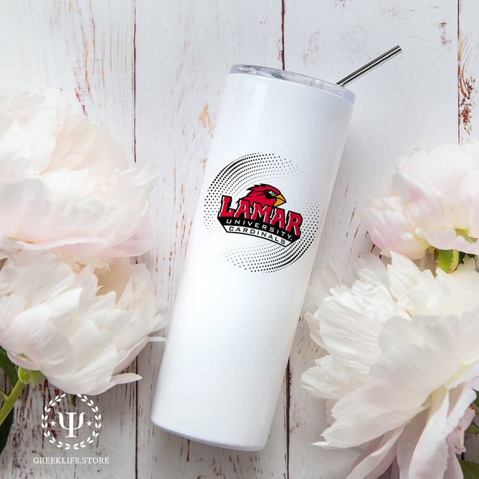 Lamar University Stainless Steel Skinny Tumbler 20 OZ