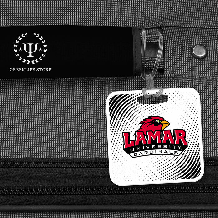 Lamar University Luggage Bag Tag (square)